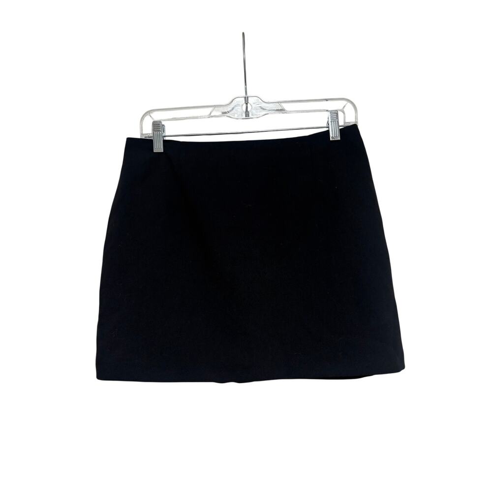 Abercrombie & Fitch Womens Black Tailored A-Line Mini Skort Size M - Picture 2 of 8
